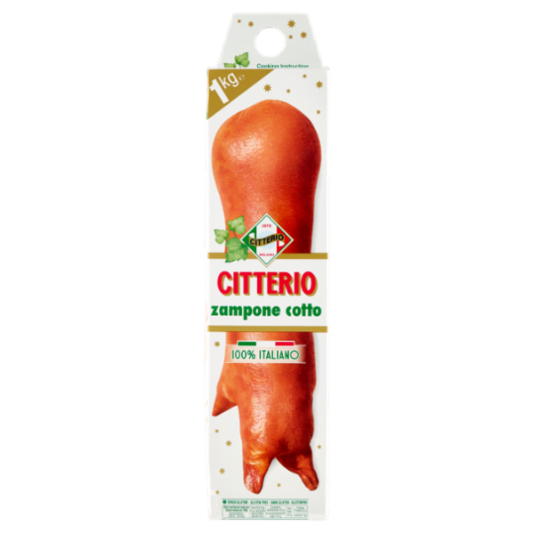 Citterio bencotti zampone cotto 1000 g