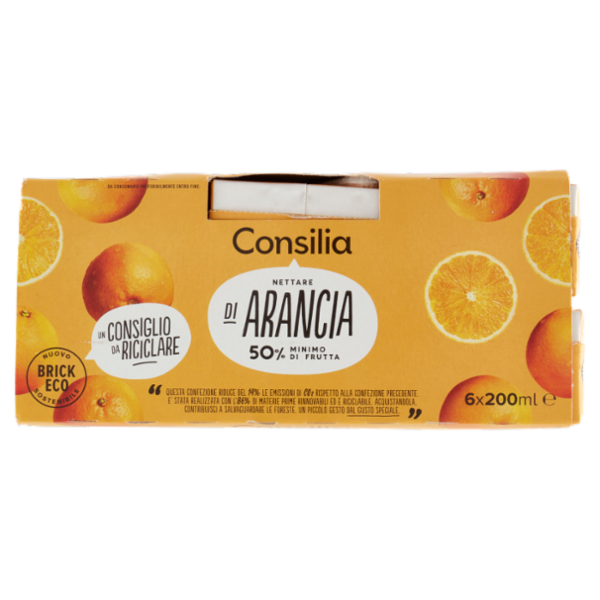 Consilia Saper Scegliere Succo Arancia Bionda 6x200 ml