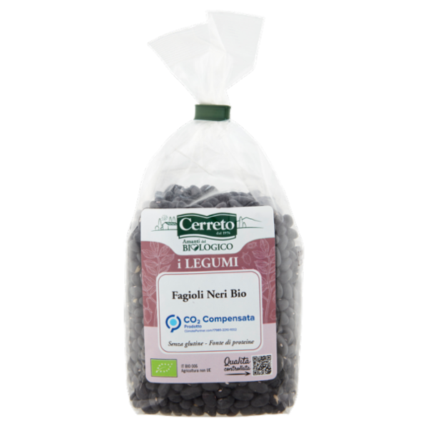 Cerreto i Legumi Fagioli Neri Bio 350 g