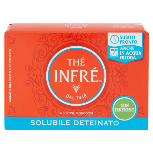 Thé Infré Solubile Deteinato con Fruttosio 14 Bustine 70 g