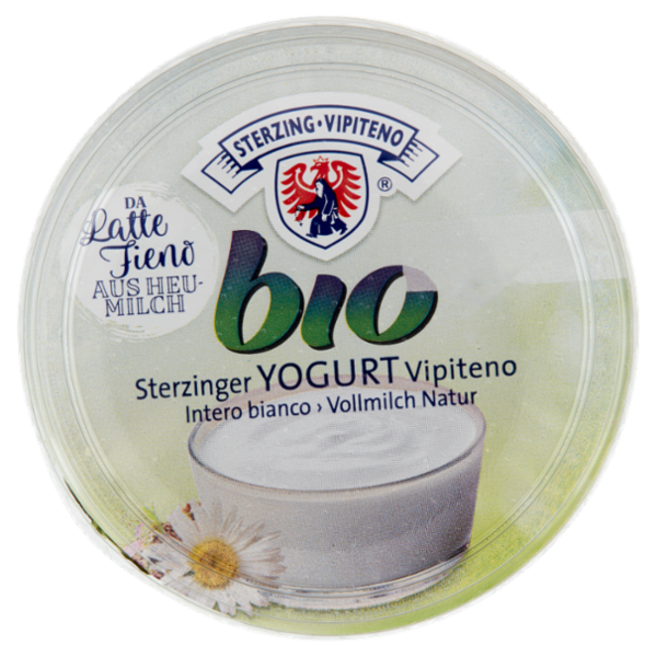 Sterzing Vipiteno bio Yogurt da Latte Fieno Intero bianco 500 g