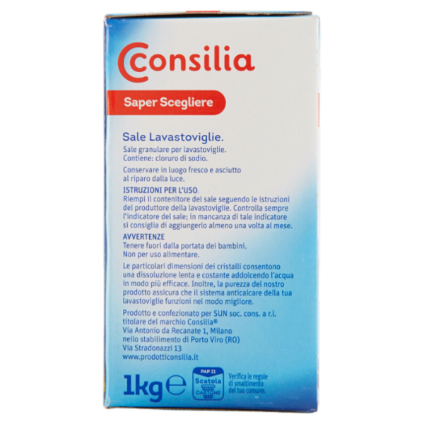 Consilia Saper Scegliere Sale lavastoviglie 1 kg