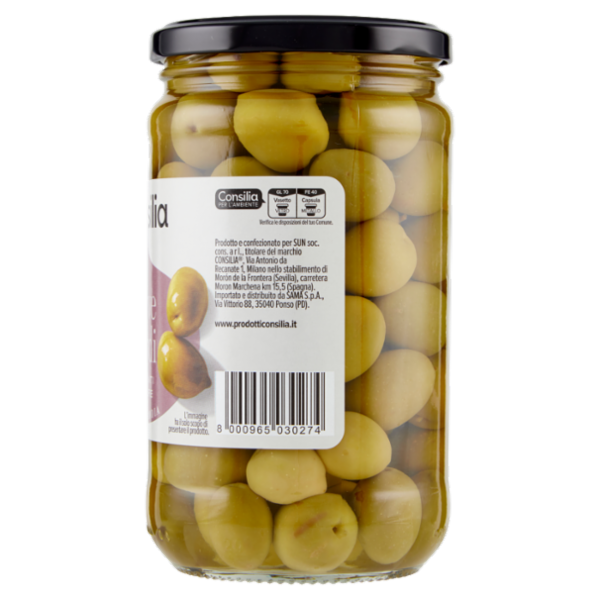 Consilia Olive Verdi Giganti in Salamoia 570 g