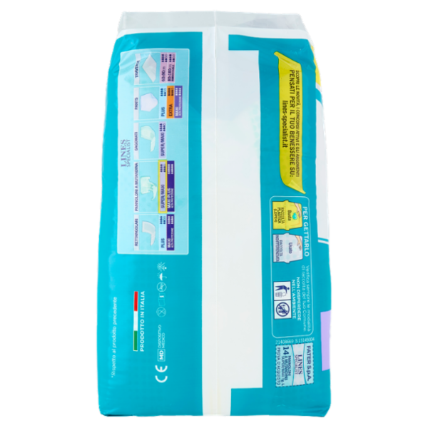 Lines Specialist Unisex Pannoloni a Mutandina L Super/Maxi 14 pz