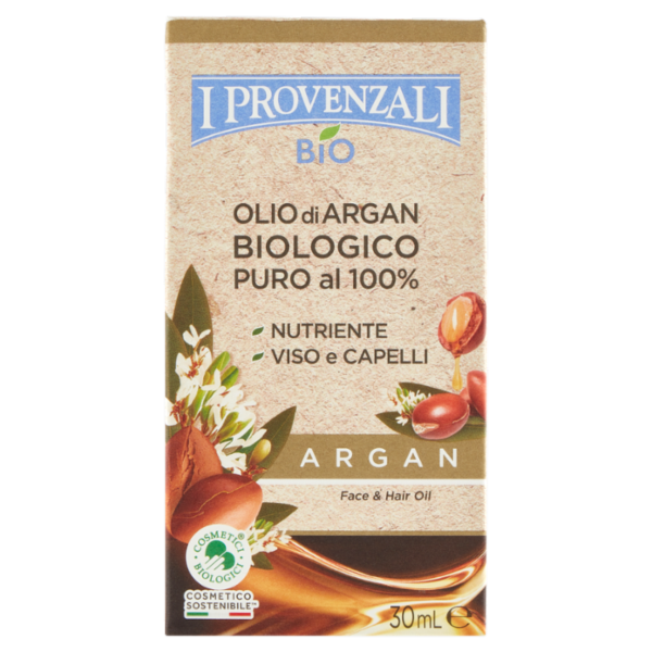 I Provenzali Bio Olio di Argan Biologico Puro al 100% 30 mL