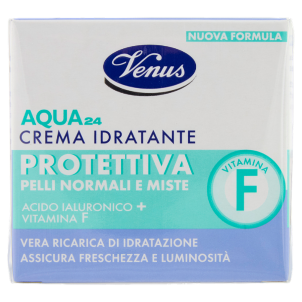 Venus Aqua 24 Crema Idratante Protettiva Pelli Normali e Miste 50 mL