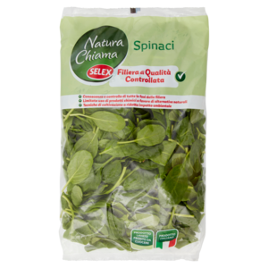 Selex Natura Chiama Spinaci Lavati e Pronti Da Cuocere 500 g
