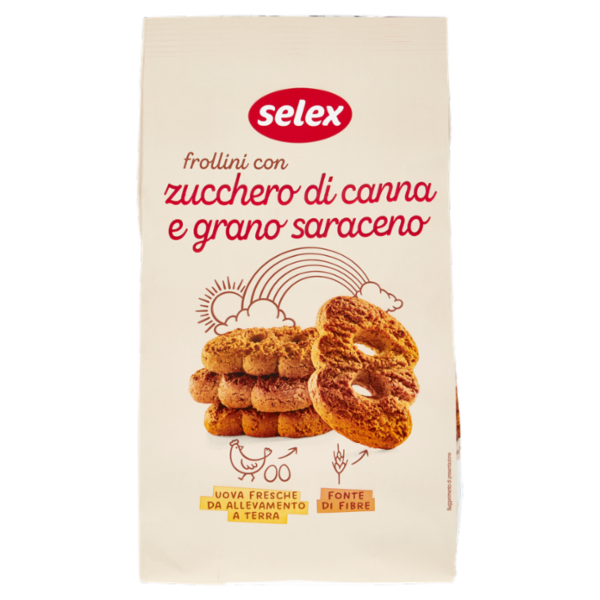 Selex Frollini con Zucchero di Canna e Grano Saraceno 350 g
