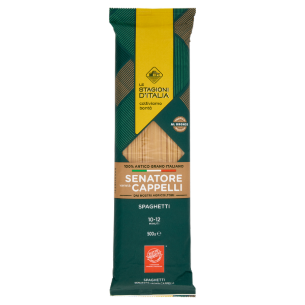 Le Stagioni d'Italia Senatore varietà Cappelli Spaghetti 500 g