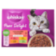 Whiskas Pure Delight Succulenti Straccetti in Gelatina con Manzo, Pollo, Pollame, Agnello 24x85g