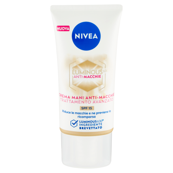Nivea Luminous630 Anti-Macchie Crema Mani Anti-Macchie Trattamento Avanzato SPF 15 50 ml