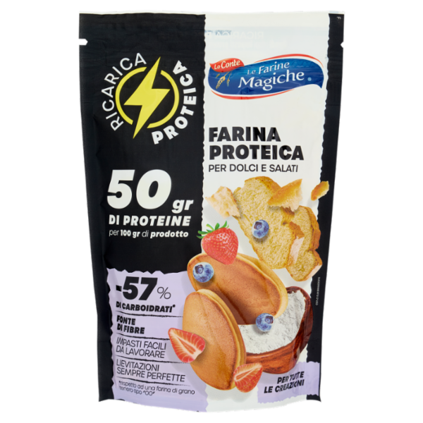 Le Farine Magiche Ricarica Proteica Farina Proteica per Dolci e Salati 250 g