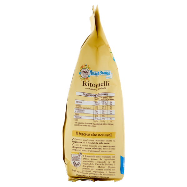 Mulino Bianco Ritornelli Biscotti con Cacao e Mandorle 700g