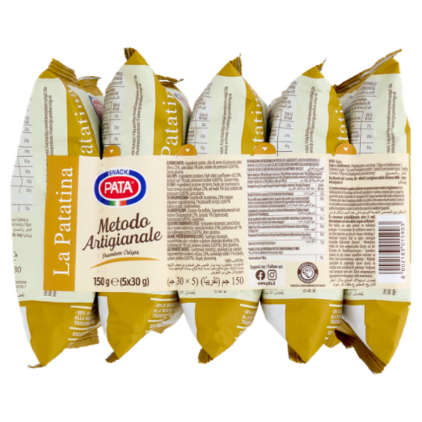 Pata la Patatina Metodo Artigianale Classiche 5 x 30 g