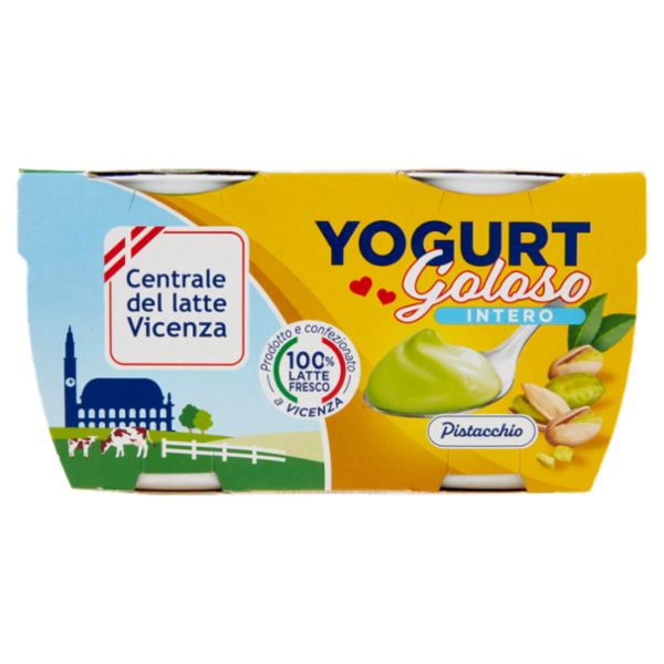 Centrale del latte Vicenza Yogurt Goloso Intero Pistacchio 2 x 125 g