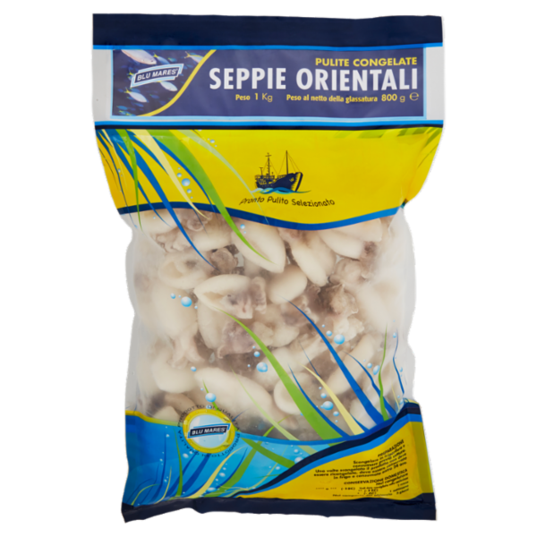Blu Mares Seppie Orientali Pulite Congelate 1 kg