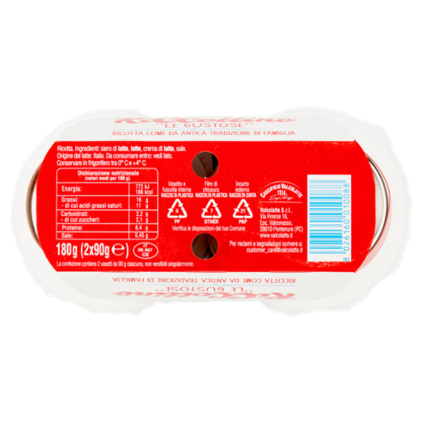 Caseificio Valcolatte Riccottine 