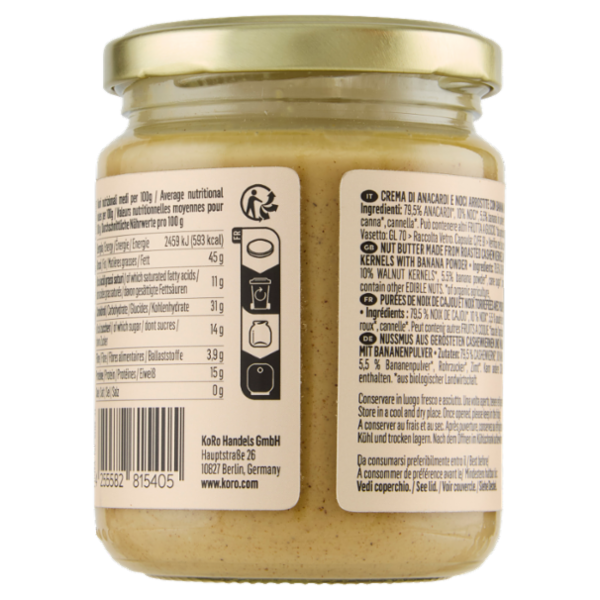 KoRo x cucina botanica Crema al Banana Bread 250 g