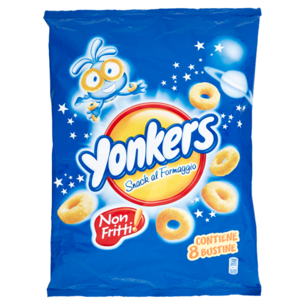 Yonkers snack al Formaggio Multipack 8 Bustine - 120g