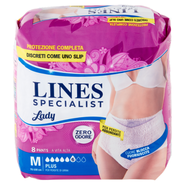 Lines Specialist Lady Pants Plus Tg.M 8 pz