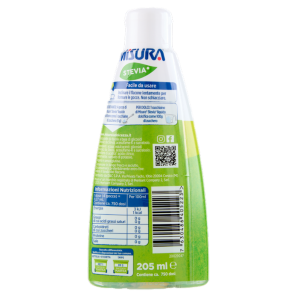 Misura Stevia* Liquido 205 ml
