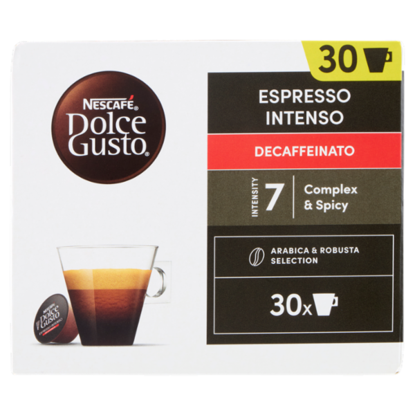 NESCAFÉ DOLCE GUSTO Intenso Decaffeinato 30 Capsule Compatibili Nescafé Dolce Gusto 186g