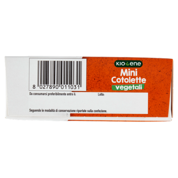 Kioene gli sfiziosi Mini Cotolette vegetali 6 Minicotolette Surgelate 228 g