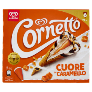 Cornetto Cuore Di Caramello 6 x 57 g
