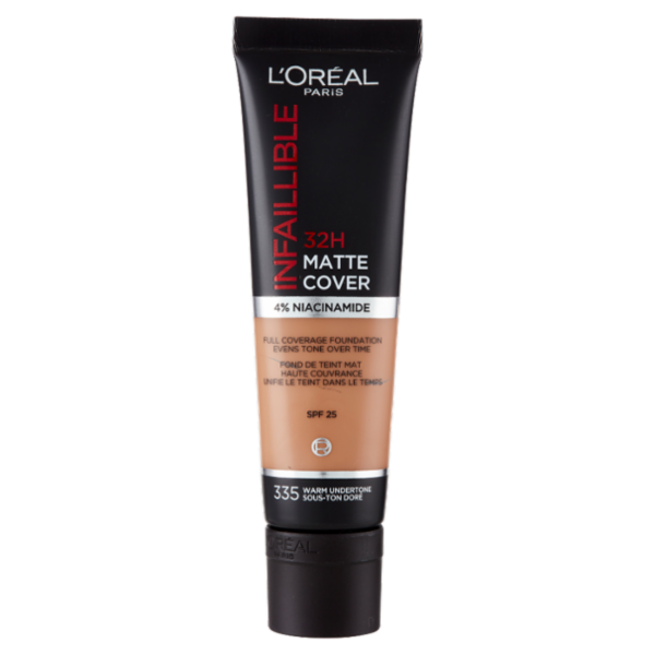 L'Oréal Paris Infaillible Matte Cover Fondotinta, 335 30 ml