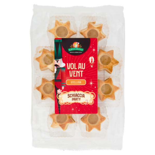 Gecchele Schiaccia Party Vol au Vent Stellina 52 g