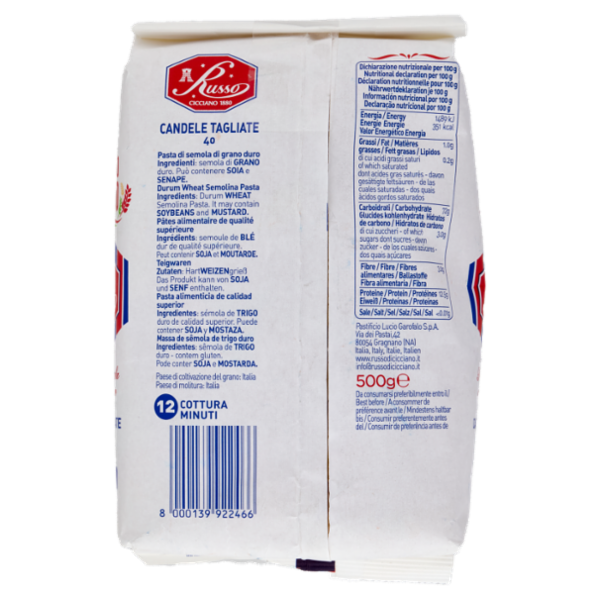 Russo Candele Tagliate 40 500 g