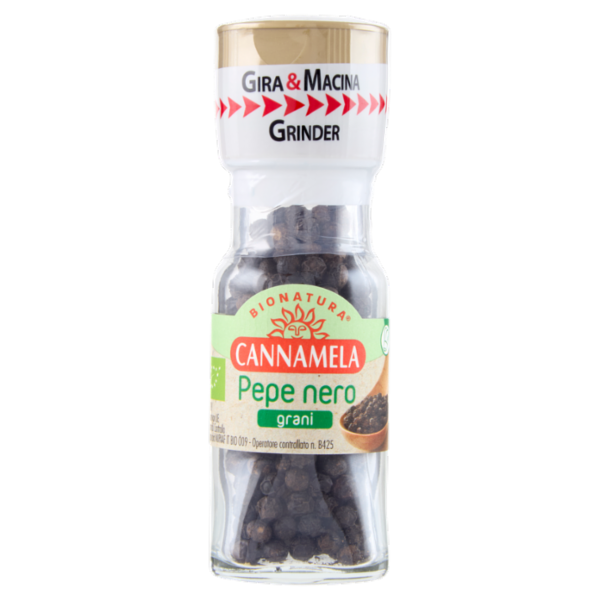 Cannamela Bionatura Pepe nero grani 28 g