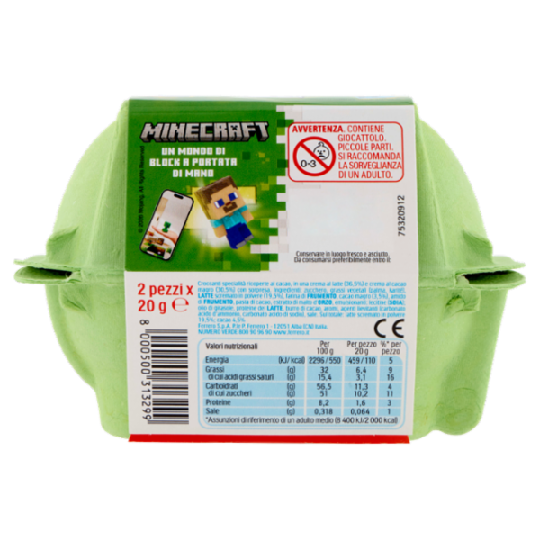 Kinder Joy Minecraft 2 x 20 g