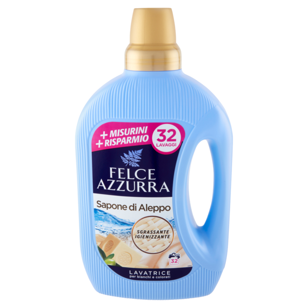 Felce Azzurra Sapone di Aleppo Lavatrice per bianchi e colorati 1,595 L