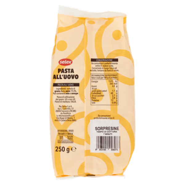 Selex Pasta all'Uovo Sorpresine 250 g