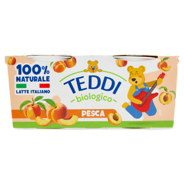 Teddi biologico Pesca 2 x 115 g
