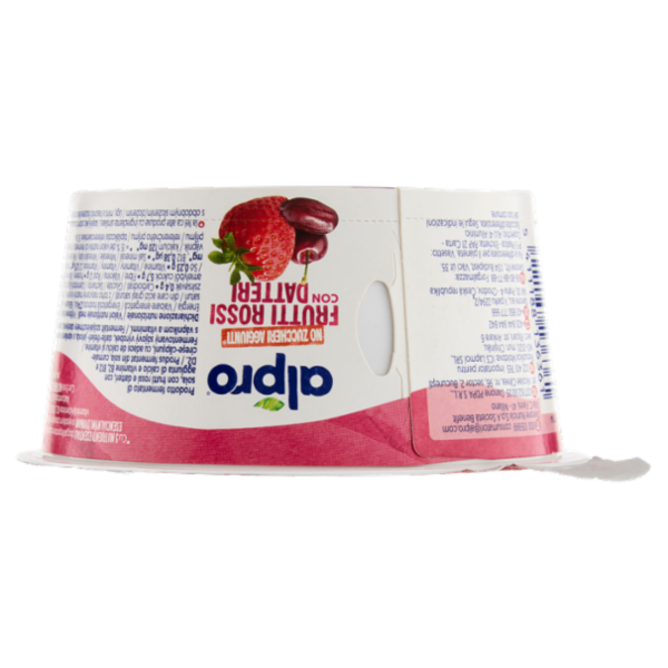 ALPRO Alternativa Vegetale allo Yogurt, Frutti Rossi, Senza Lattosio, Senza Conservanti, 135g