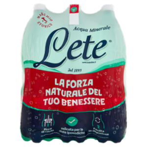 Lete Acqua Minerale Effervescente Naturale 6 x 1,5 l