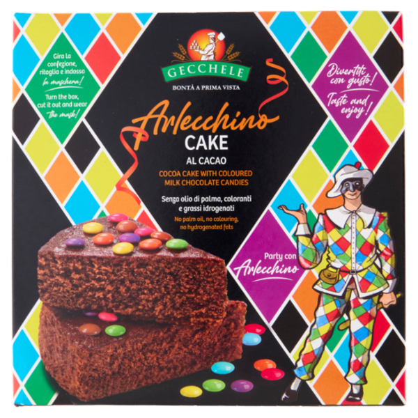 Gecchele Arlecchino Cake al Cacao 275 g