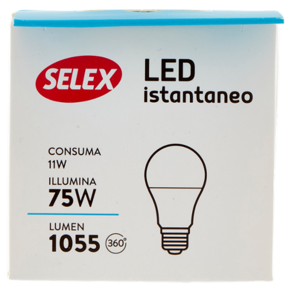 Selex Lampadina Led Goccia E27 11W Luce Calda