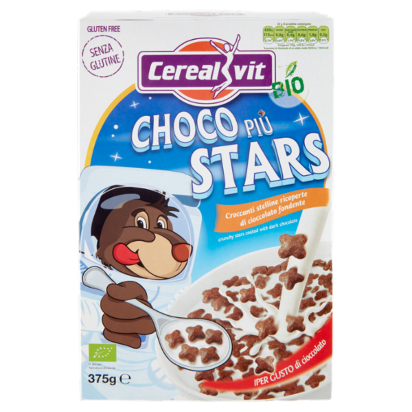 Cerealvit Bio Choco Più Stars 375 g