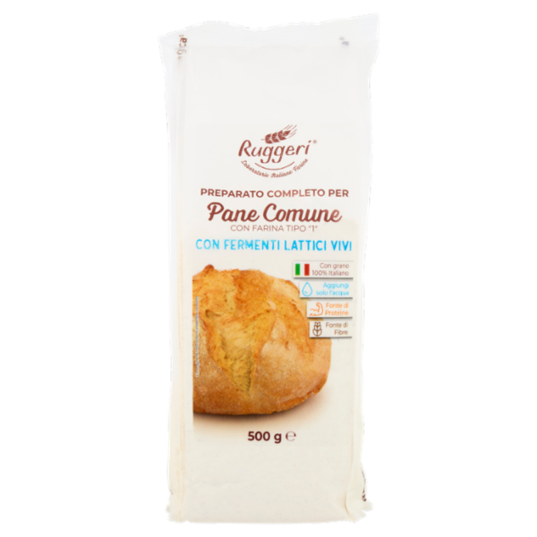 Ruggeri Preparato Completo per Pane Comune con Farina Tipo 