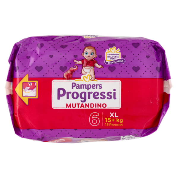 Pampers Progressi Mutandino XL 15 pz