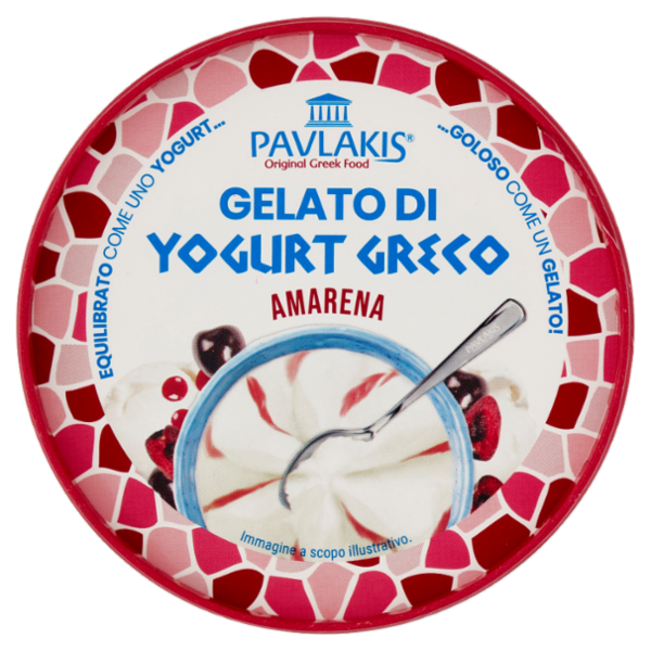 Pavlakis Gelato di Yogurt Greco Amarena 320 g