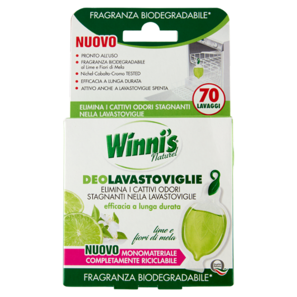 Winni's Naturel DeoLavastoviglie lime e fiori di mela 6,6 ml