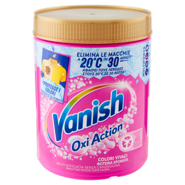 Vanish Oxi Action Multipower Polvere rosa Smacchiatore bucato 1 kg