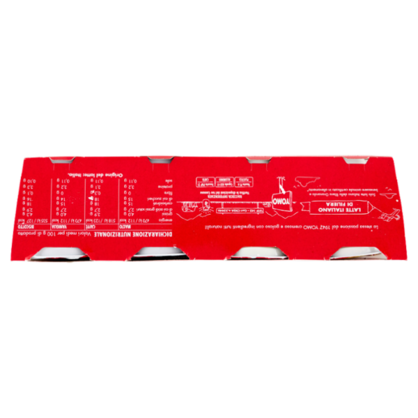 Yomo Yogurt Intero Malto, Caffè, Vaniglia, Biscotto 8 x 125 g
