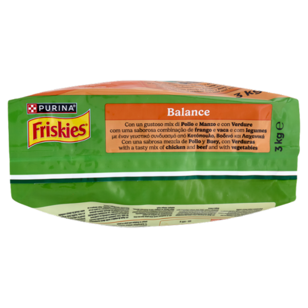PURINA FRISKIES Balance Pollo e Manzo e con Verdure 3kg