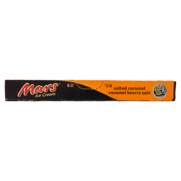 Mars Barretta Gelato al cioccolato e caramello salato, Multipack da 6 x 37.3 g
