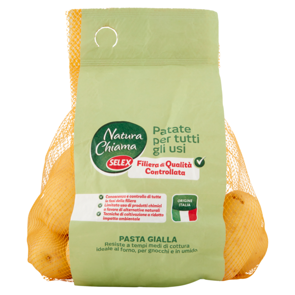 Selex Natura Chiama Patate per Tutti gli Usi Pasta Gialla 2 kg